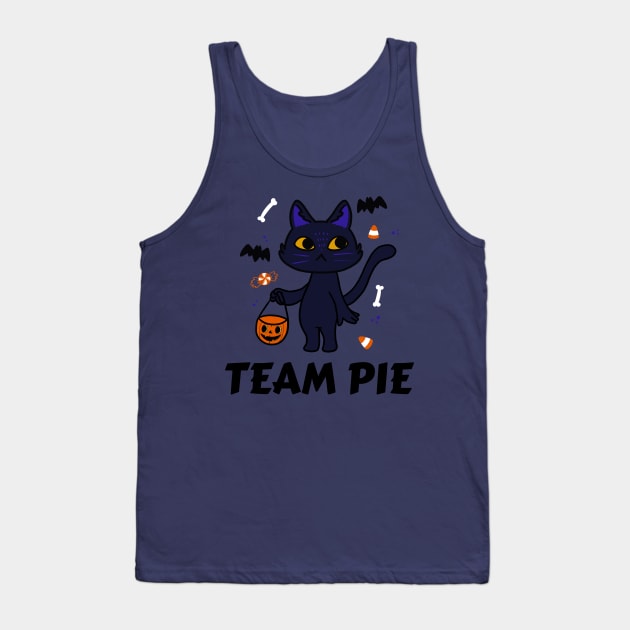 Team Pie Pumpkin Pie Thanksgiving Halloween Tank Top by TV Dinners